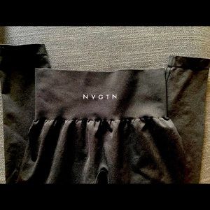 NVGTN black solid seamless leggings
